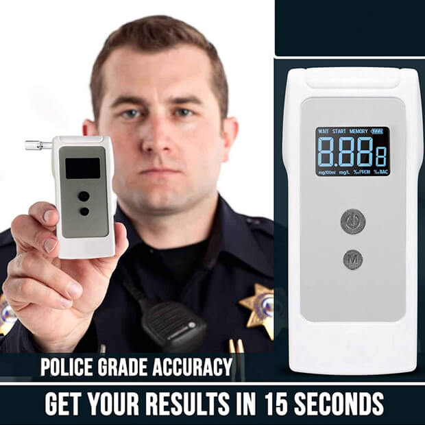 Digital breathalyzer