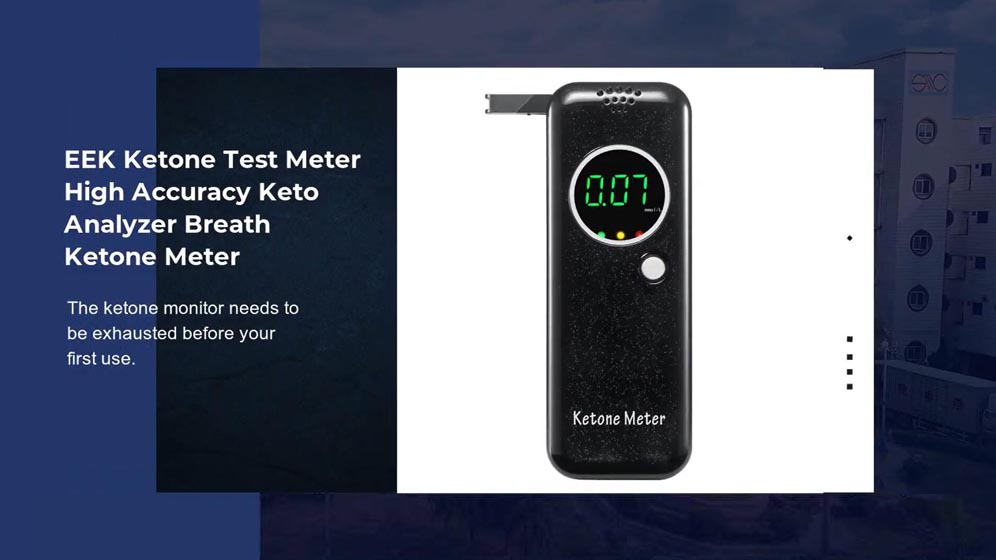 Ketone Breath Meter Analyzer Blood Sugar Monitor Ketone Meter for