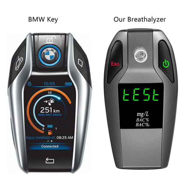Private Mould Fuel Cell Breathalyzer Alcohol Tester EK911-1