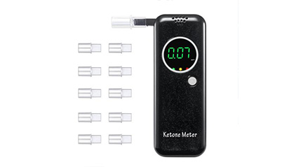Semiconductor sensor breath ketone meter